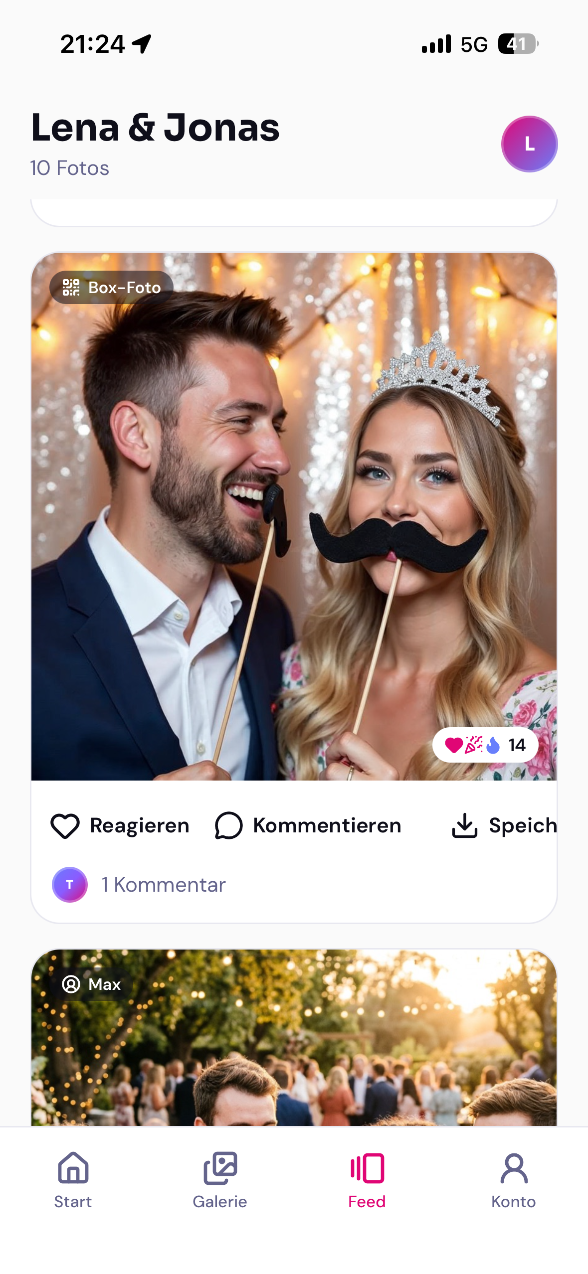 Live-Feed in der FexoBox Live App