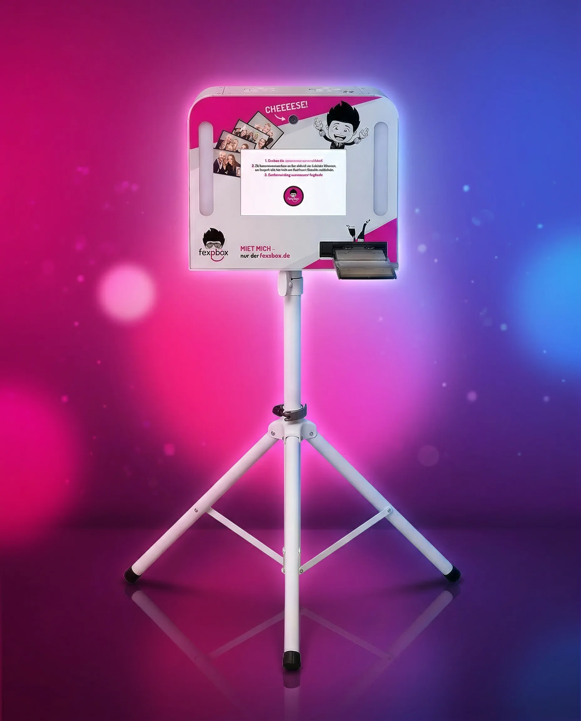 fexobox Fotobox zum Mieten – All-Inclusive Paket ab 249€